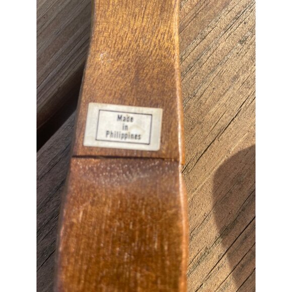 Vintage Wooden Salad Fork & Spoon Set MCM - Picture 3 of 3